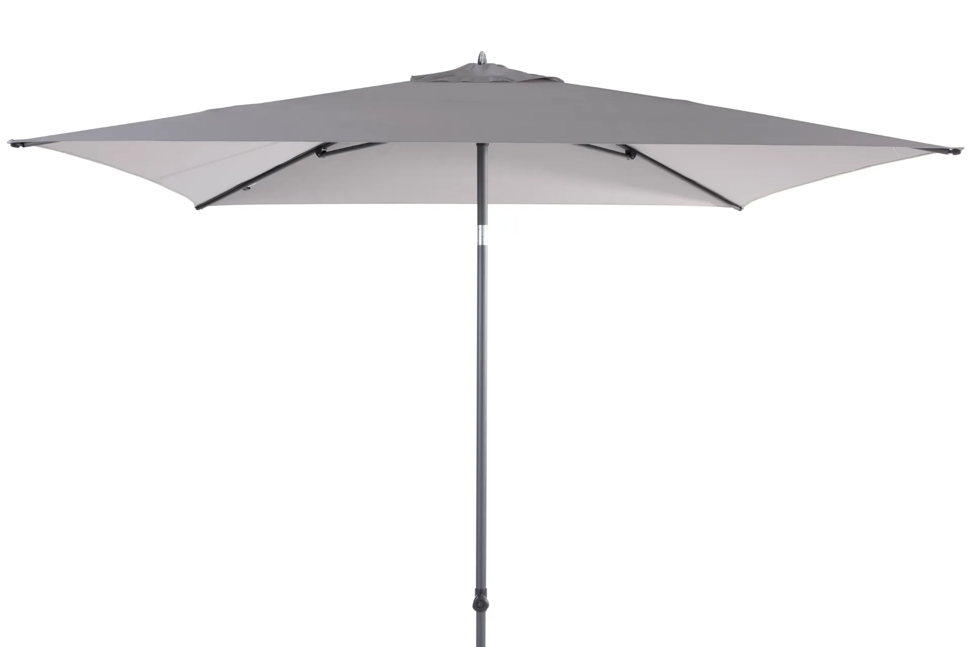 [4SO-08637] Parasol Azzurro 250x250 cm Gris clair – Solefin | 4 Seasons Outdoor | GROSSE PROMO