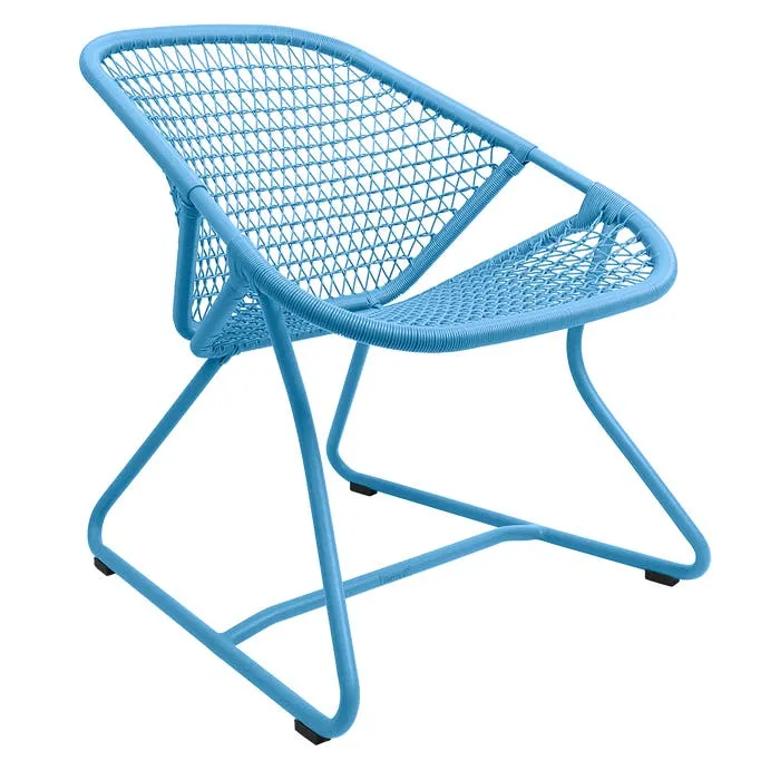 [FERMOB-170882] Fauteuil bas Sixties 1708 Fermob – aluminium et tressage outdoor (Cactus)