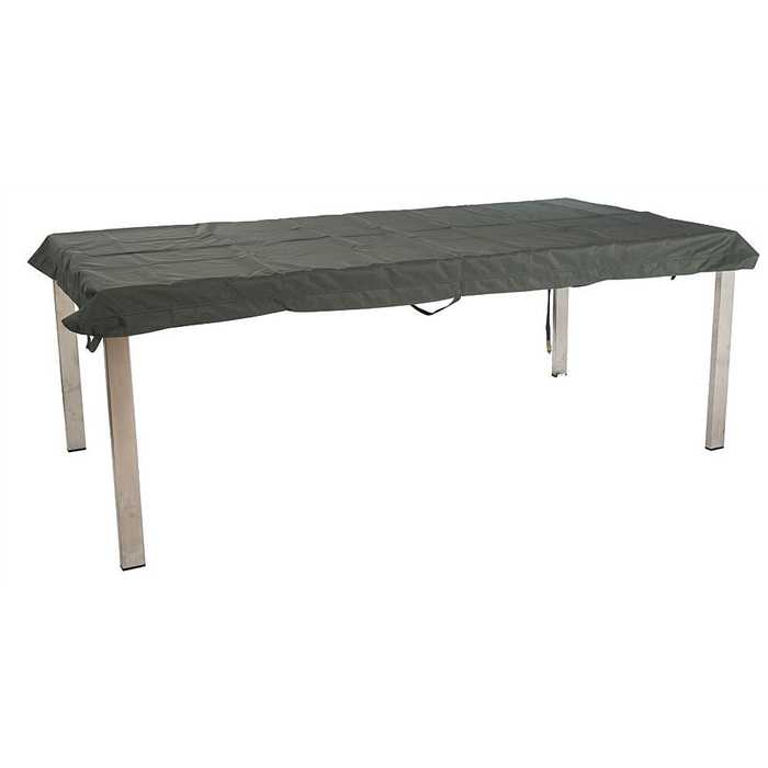 Housse de protection pour plateau de table rectangulaire -200x100- polyester gris - STERN