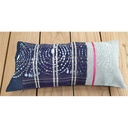 Housse de coussin Sissimorocco patchwork mini modèle unique 23x47 cm – coussin décoratif artisanal fait main