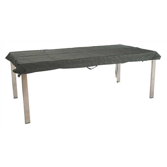 Housse de protection pour plateau de table rectangulaire -160x90 - polyester gris - STERN