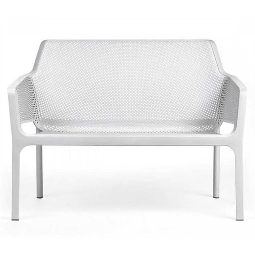 Banc blanc en résine NET - Nardi