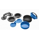 Kit Presse à Hamburger Napoleon 70060 3-en-1 – Moules à Burgers, Sliders et Burgers Farcis pour BBQ et Grill