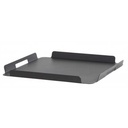 Plateau en aluminium 34 x 65 cm couleur anthracite MAYA - 4 Seasons