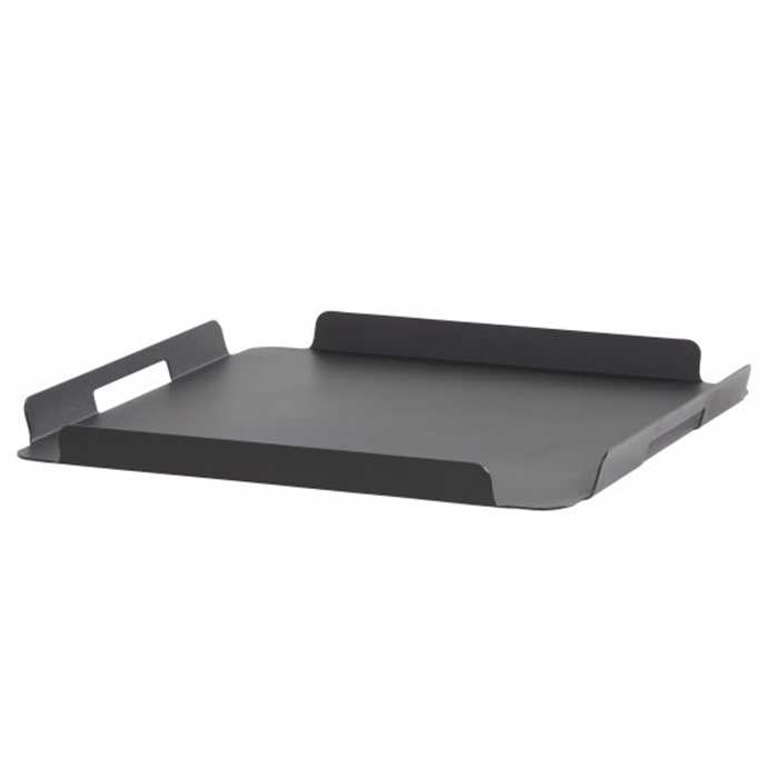 [4SO-213310] Plateau Maya 65x65 cm 4 Seasons Outdoor – Plateau de service en aluminium anthracite design et résistant