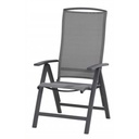 Fauteuil multi-positions - structure en aluminium couleur carbone GENUA - TASTE