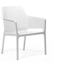 Fauteuil de jardin NET RELAX blanc – Résine fiberglass – Nardi Outdoor