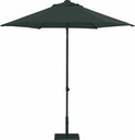 Parasol - toile en polyester couleur anthracite diamètre 250 cm - PUSH UP - 4 Seasons