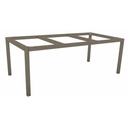 Pieds de table en aluminium couleur "taupe" 200x100x72 cm - STERN