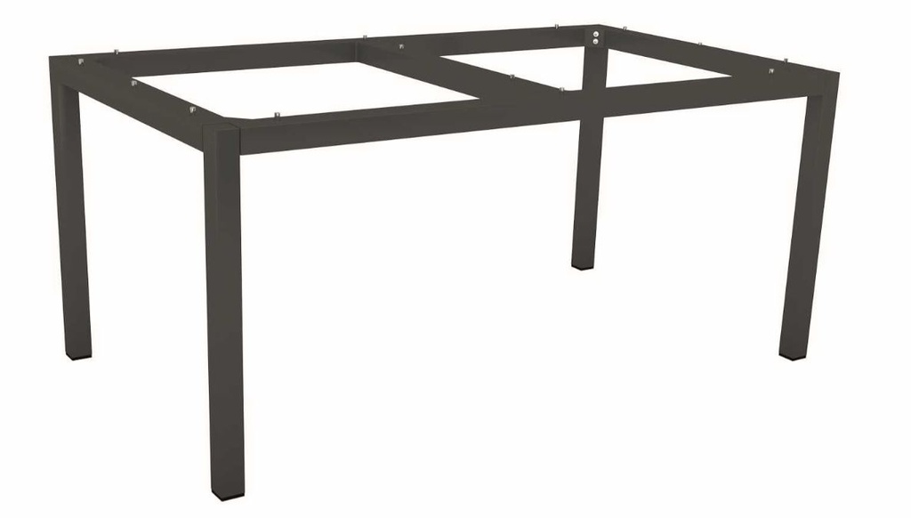 Pieds de table Stern 160x90x72 cm aluminium anthracite – structure de table extérieure robuste et moderne