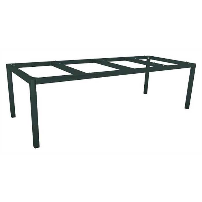 Pieds de table en aluminium couleur anthracite 250x100 x 72 cm - STERN-