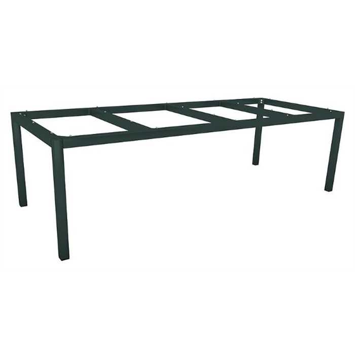 Pieds de table en aluminium couleur anthracite 250x100 x 72 cm - STERN