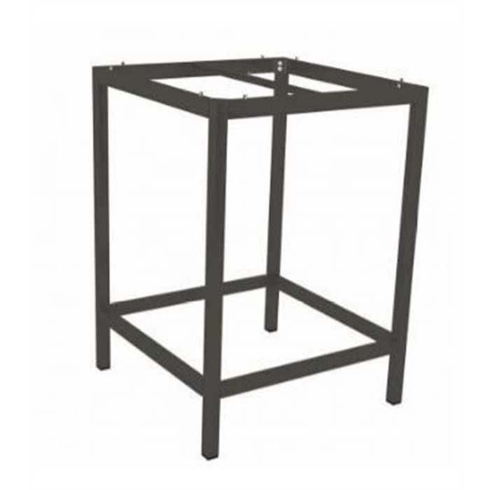 Pied de table de bar en aluminium de couleur anthracite - 80x80x103 cm - STERN