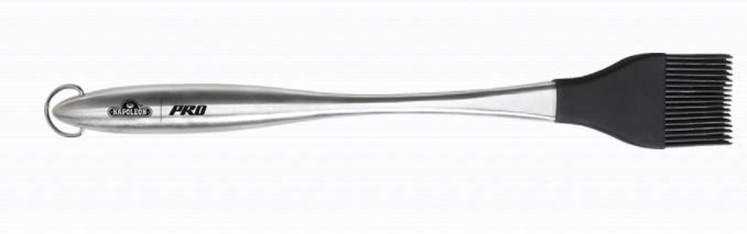 [NAPOLEON- 55005] Pinceau Silicone PRO Napoleon 55005 – Badigeonnage BBQ Précis, Poils Silicone Résistants à la Chaleur et Manche Inox
