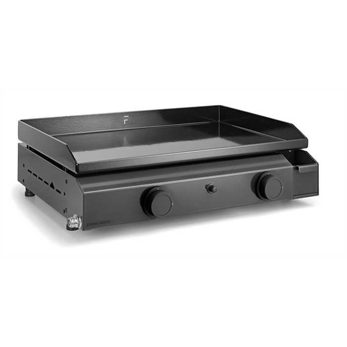 [FA - BASE G 60 A] Plancha Gaz Forge Adour Base 60 En Fonte Emaillée – Convivialité et Cuisson Parfaite