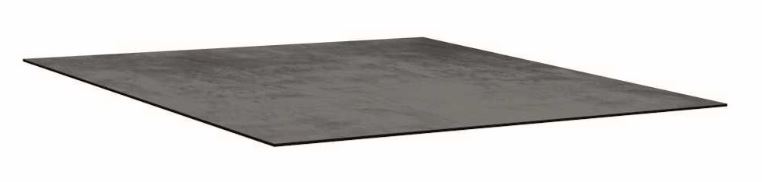 Plateau de table - 90x90x1,3 cm - HPL silverstar - ciment - STERN