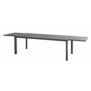 Premier alu extension table 220-340 - plateau en verre carbone - TASTE by 4 Seasons