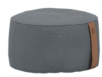 Pouf de jardin 4 Seasons Outdoor Puff Big Anthracite 58x32 cm – repose-pieds et assise extérieure confortable