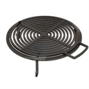 Grille de Cuisson en Fonte Quoco 90011 Large – Accessoire BBQ Premium pour Brasero Ø45 cm