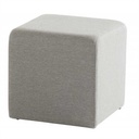 Pouf carré extérieur 4 Seasons Outdoor Crea Gris Clair – pouf de jardin design et confortable