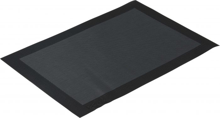 Set de table STERN carbone 33x48 cm – Lot de 6 sets de table en textilène modernes et résistants