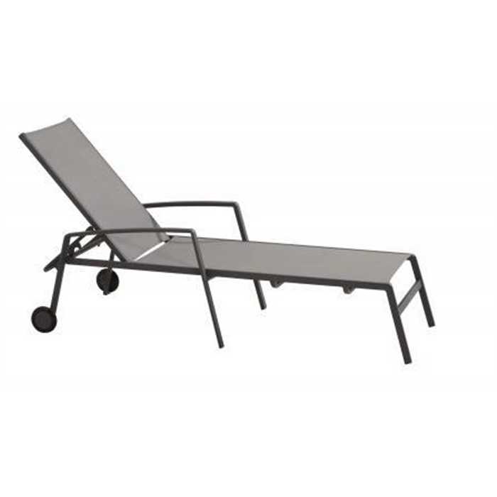 [4SO-91050] Transat Solana aluminium & textilène – Confort réglable | 4 Seasons Outdoor