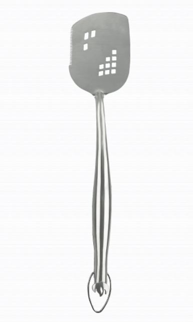 Spatule inox PRO avec 1 bord denté NAPOLEON