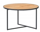 Table basse ronde Diamètre 73 cm Hauteur 40 cm - plateau en teck - STRADA - 4 SEASONS, 213737, STRADA, 8720087006529