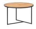 Table basse ronde diamètre 58.5 cm Hauteur 35 - plateau en teck - STRADA - 4 SEASONS, 213736, 8720087006512, STRADA