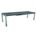 Table extensible STERN inox avec plateau CIMENT  214(254/294)x100x75