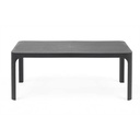 Table basse de salon de jardin en résine - couleur anthracite NET - Nardi