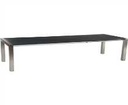 Table extensible STERN inox avec plateau CIMENT 174(214/254)x90x75