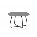 Table basse pour salon de jardin en aluminium anthracite - diamètre 58 5 cm - DALI - 4 Seasons, 213366, DALI, 8718144570342