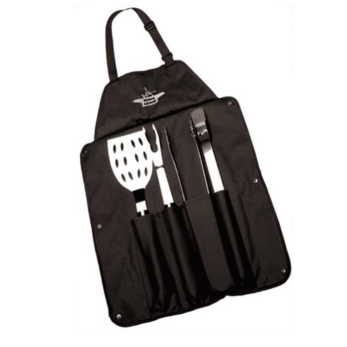[FORGE ADOUR TABLIER] Tablier de Cuisine Forge Adour Noir pour Plancha et Barbecue