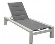 Transat Palace blanc – Bain de soleil aluminium | 4 Seasons Outdoor - Modèle d'expo