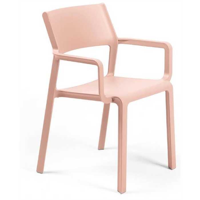 Chaise de jardin en résine de couleur rose - TRILL - NARDI