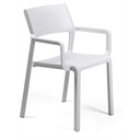Chaise de jardin en résine blanche TRILL - NARDI