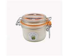 Bougie terrine AB Aloe Vera blanche AB Candle S – Bougie décorative parfumée 30 à 40h fraîche et apaisante