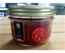 Bougie terrine AB Cerise bordeaux AB Candle M – Bougie parfumée décorative 55 à 75h ambiance fruitée