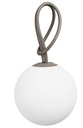 Lampe sphérique Fatboy Bolleke Taupe – lampe LED rechargeable suspendue pour intérieur et extérieur