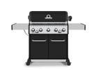 Barbecue noir 5 bruleurs +1 bruleur latéral Broil King Baron 590 noir rôtissoire incluse