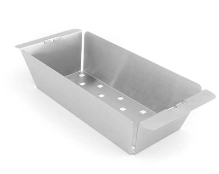 [BROIL KING 69822] Wok Inox Broil King 69822 – Panier de Cuisson Profond et Perforé pour Barbecue, Légumes, Viandes et Fumage