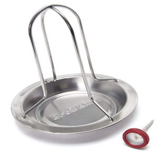 [BROIL KING 69132] Support à Poulet BBQ Inox Broil King 69132 – Cuisson Verticale Parfaite & Thermomètre Intégré