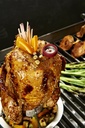 Support à Poulet BBQ Inox Broil King 69132 – Cuisson Verticale Parfaite & Thermomètre Intégré