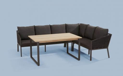 Salon de jardin DINING complet  avec table haute - CRUZ - TASTE