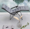 Fauteuil Lafuma Futura BeComfort Evolution Grey LFM2830-8901 – relax zéro gravité matelassé pour jardin et terrasse