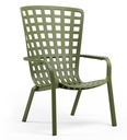 FOLIO - Fauteuil de jardin en résine couleur "AGAVE" - NARDI