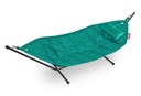 Hamac Fatboy Headdemock Superb Deluxe Turquoise avec support, coussin et housse – hamac 2 places pour jardin et terrasse