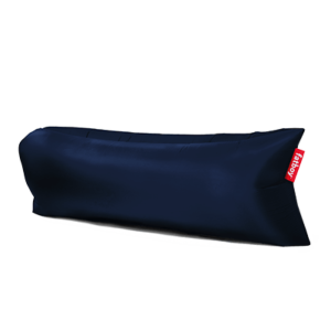 Pouf gonflable Fatboy Lamzac Bleu Foncé – canapé d’air portable et léger pour plage, camping et jardin