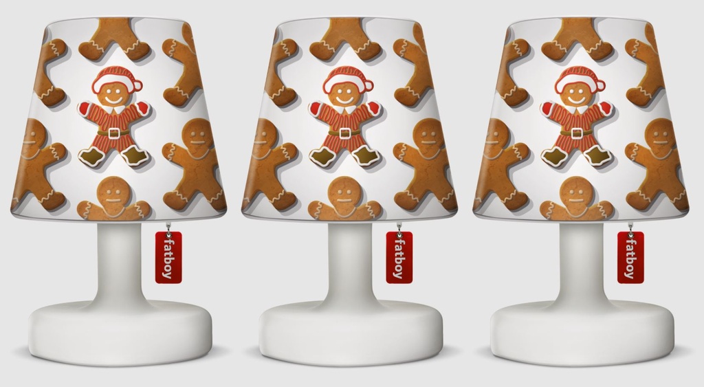 Mini Cappie Fatboy 104288 Gingerbread set de 3 – abat-jour décoratifs pour lampe Edison the Mini